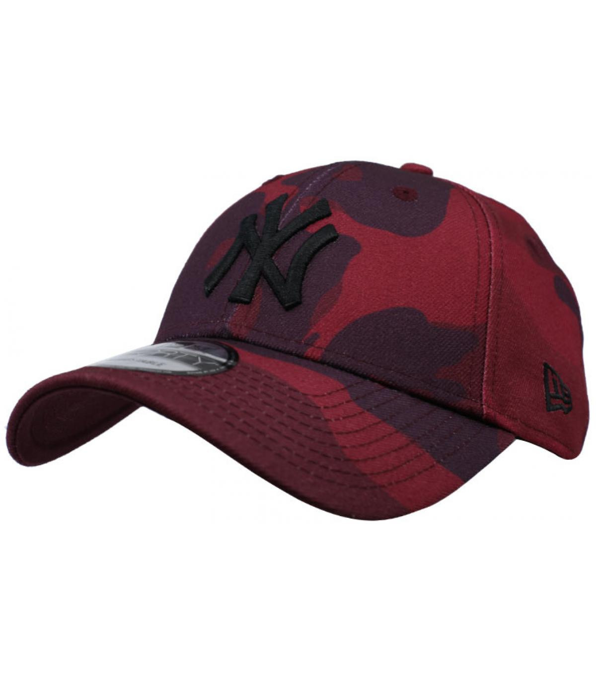 NY Camo Colour 9Forty maroon black New Era